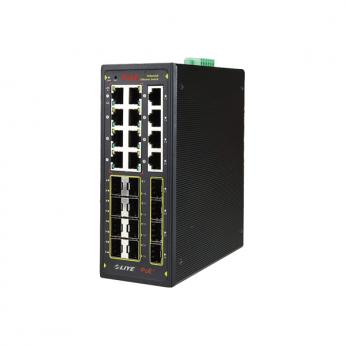 24埠Gigabit管理型工業PoE供電交換機