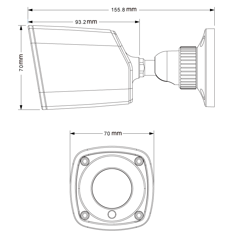 2MP 迷你管型網路攝影機 LY-T051RR