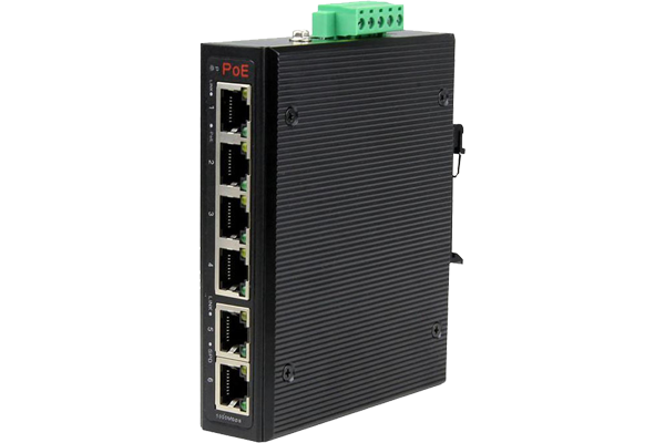 光纖網路設備 LY33064P-IPS 6埠全Gigabit工業POE交換機