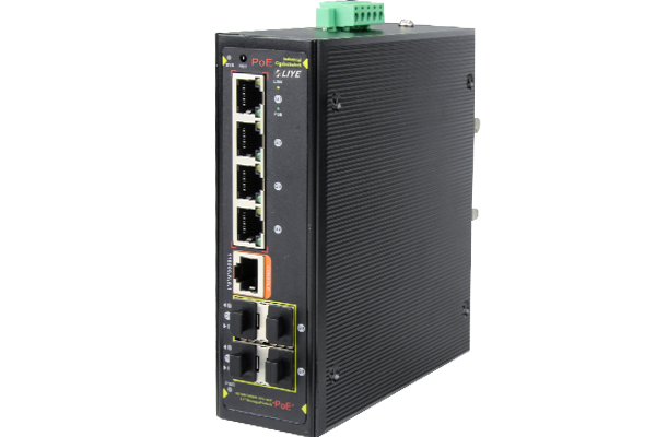 光纖網路設備 LY33084PFM-IPS 8埠全Gigabit網管工業POE交換機