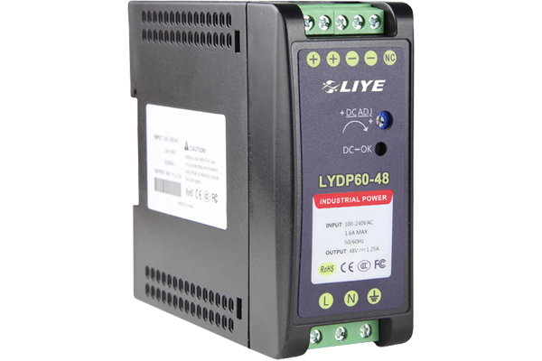 光纖網路設備 LYDP60-48 60W軌道式(DIN Rail)電源供應器
