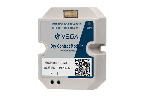 VEGA BA 乾接點模組 BA 乾接點模組是Vega智慧家居系統的系列產品之一，能夠將普通開關面板、感應器等乾接點設備融入智慧家居系統和雲平台中，賦予智慧化功能，實現普通開關面板的一鍵多控和情境模式控制，實現普通感應器類產品的狀態回報和遠端控制。